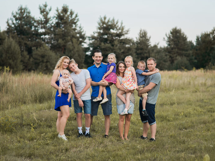Podwójna sesja rodzinna