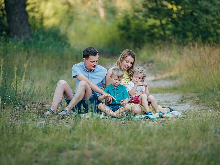 Sylwia, Marek, Julek i Michaś